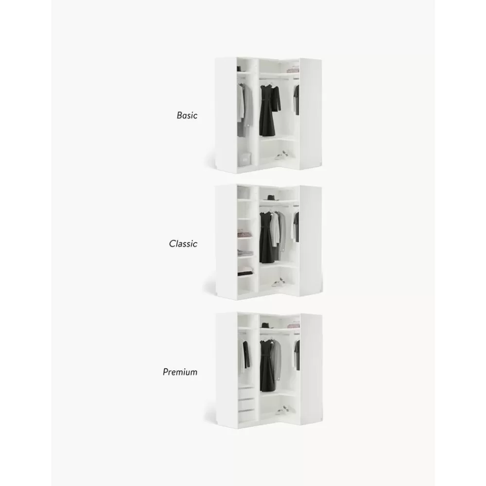 Westwing Collection Armarios^Armario Esquinero Modular Charlotte, 3 Puertas (165 Cm), Diferentes Variantes