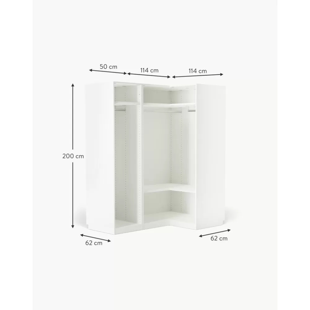 Westwing Collection Armarios^Armario Esquinero Modular Charlotte, 3 Puertas (165 Cm), Diferentes Variantes
