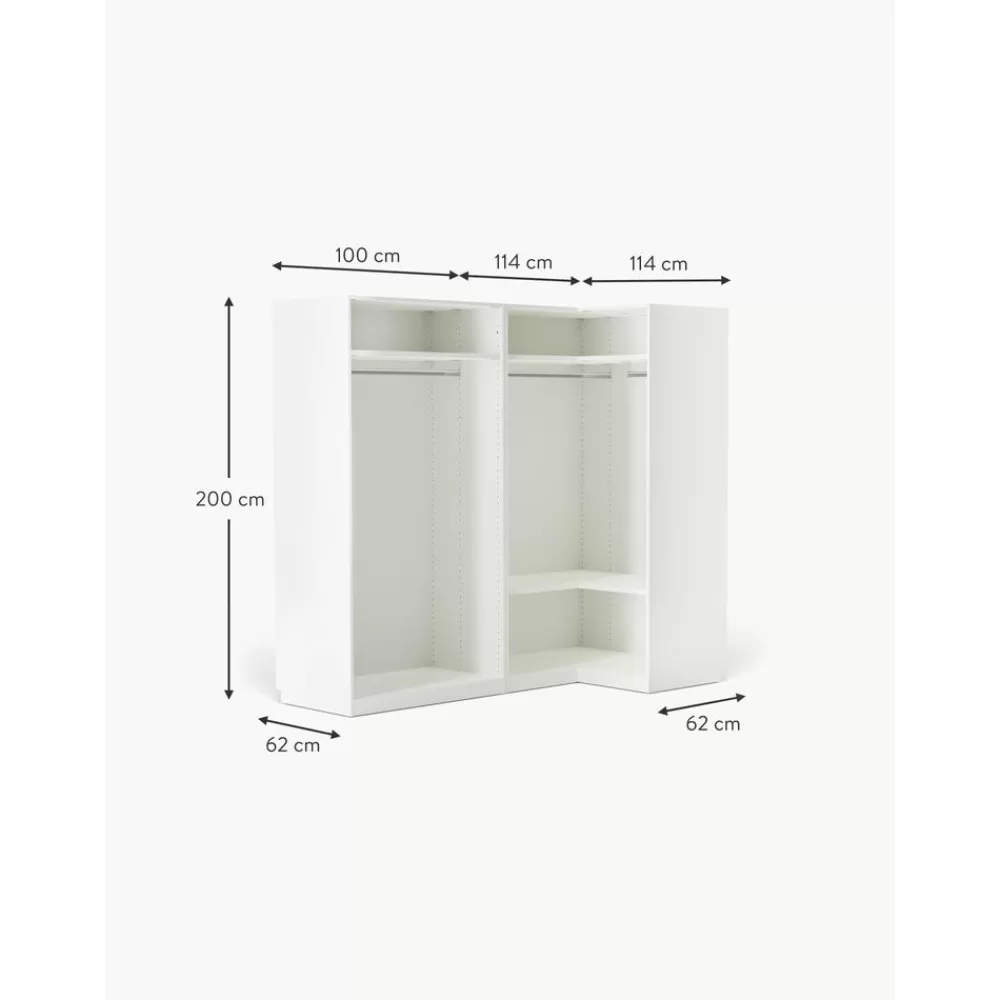 Westwing Collection Armarios^Armario Esquinero Modular Charlotte, 4 Puertas (215 Cm), Diferentes Variantes