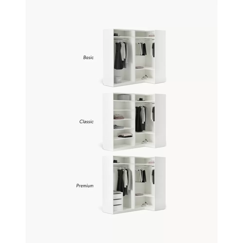 Westwing Collection Armarios^Armario Esquinero Modular Leon, 4 Puertas (215 Cm), Diferentes Variantes