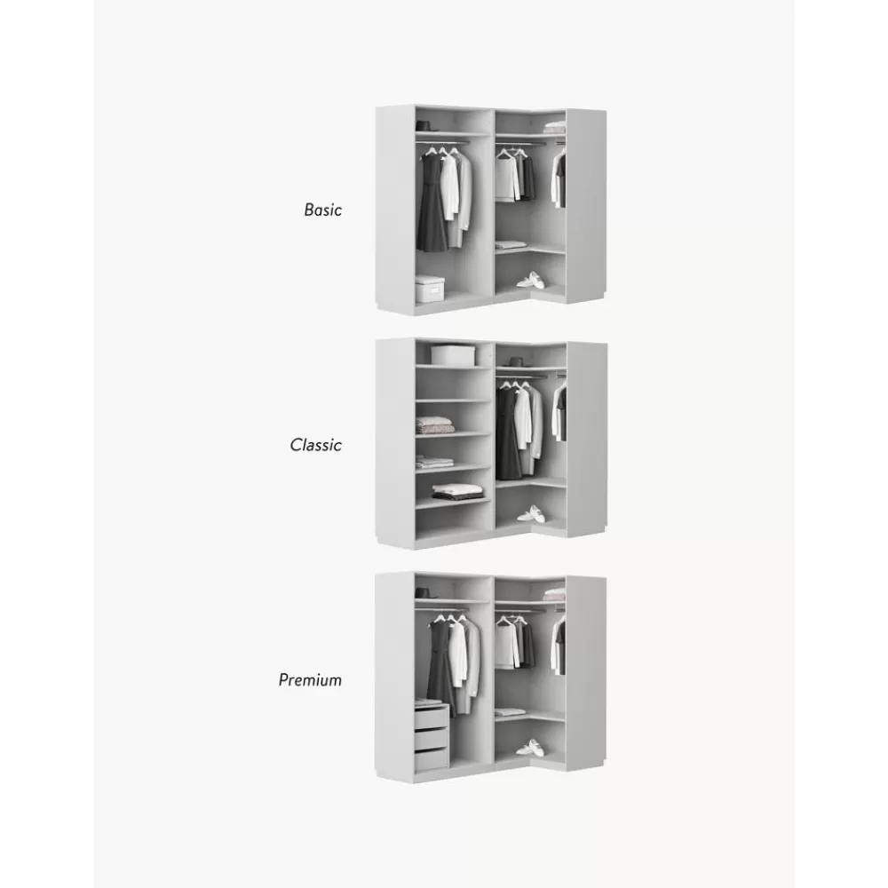 Westwing Collection Armarios^Armario Esquinero Modular Simone, 4 Puertas (215 Cm), Diferentes Variantes