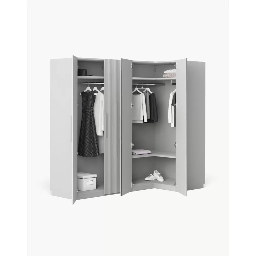 Westwing Collection Armarios^Armario Esquinero Modular Simone, 4 Puertas (215 Cm), Diferentes Variantes