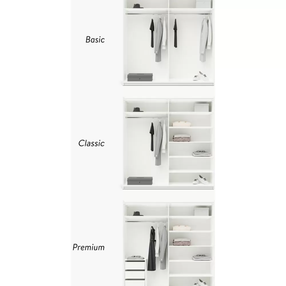 Westwing Collection Armarios^Armario Modular Simone, 2 Puertas Correderas (200 Cm), Diferentes Variantes