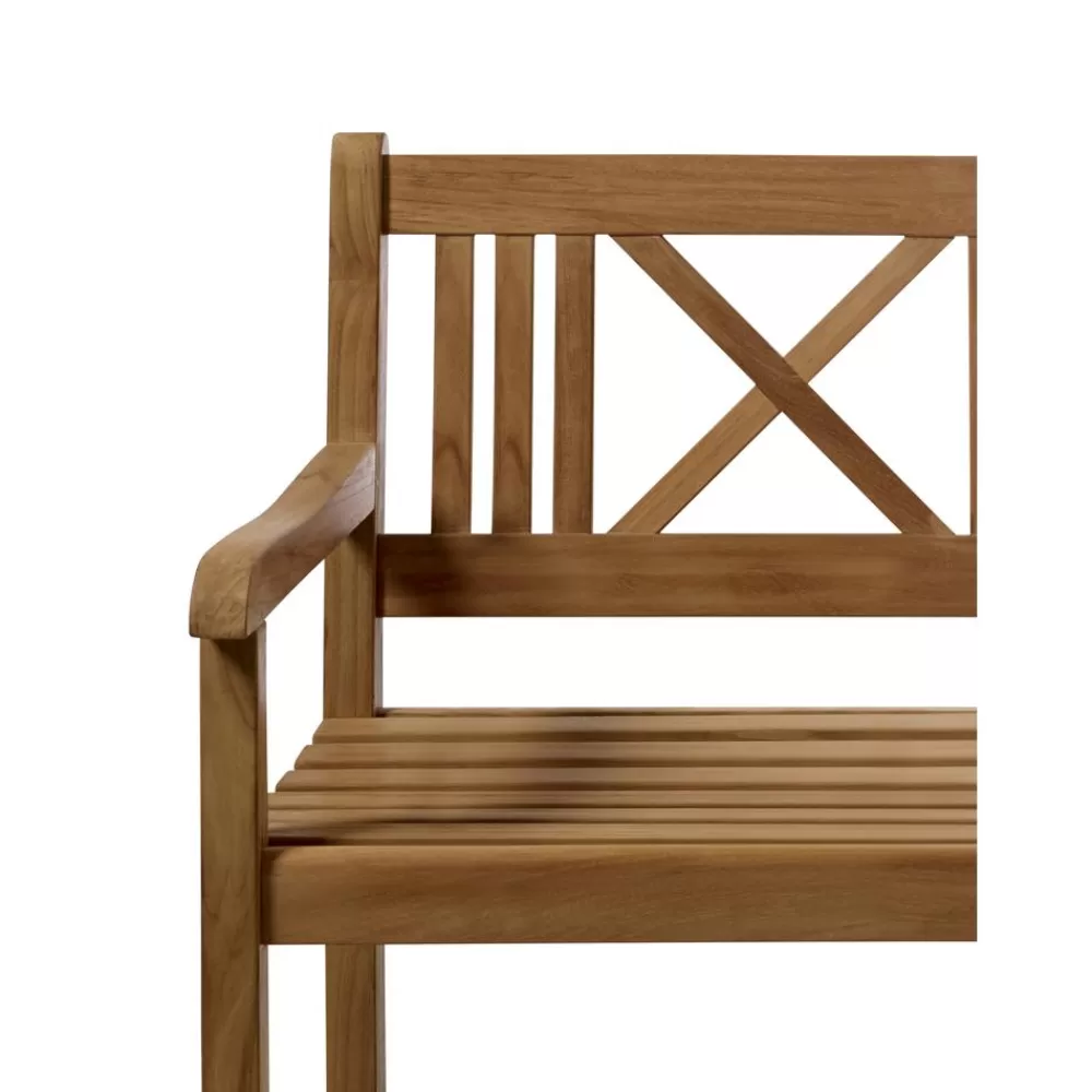 Cinas Muebles De Jardin^Banco De Madera De Teca Para Exterior Rosenborg