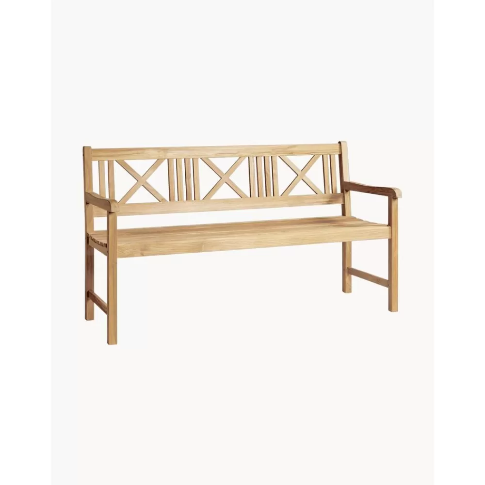 Cinas Muebles De Jardin^Banco Grande De Madera De Teca Para Exterior Rosenborg