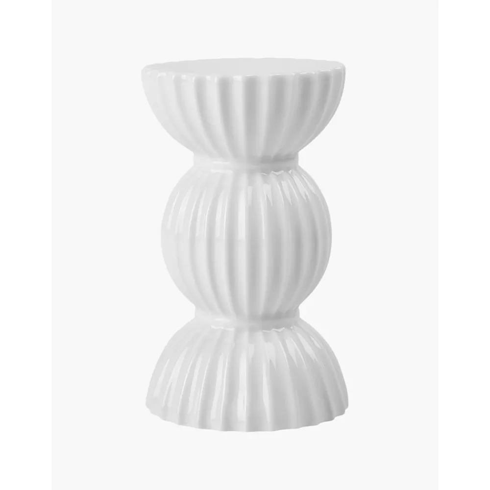 Lyngby Porcelaen Candelabros^Candelabro De Porcelana Con Relieves Tura