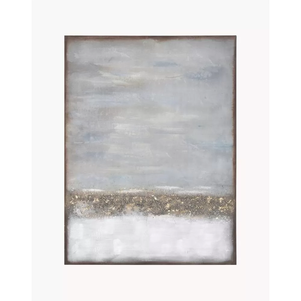 Kare Design Lienzos^Cuadro En Lienzo Pintado A Mano Con Marco De Madera Abstract Horizon