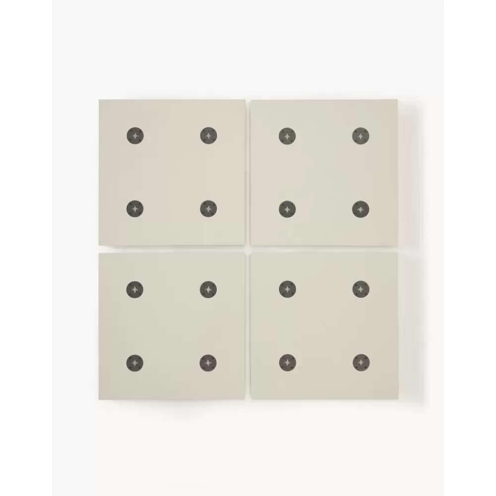 Westwing Collection Objetos Decorativos De Pared^Decoracion De Pared De Madera Massimo, 4 Uds.