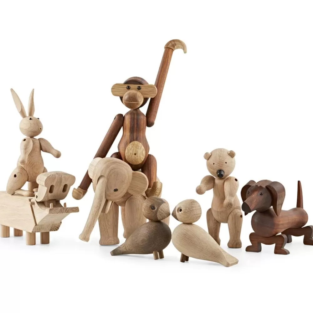 Kay Bojesen Figuras Decorativas^Figura Decorativa De Madera De Nogal Hund