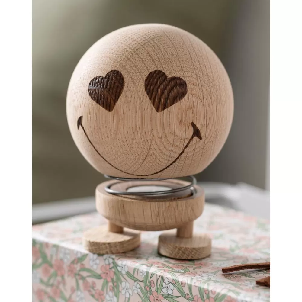 Hoptimist Figuras Decorativas^Figura Decorativa De Roble Smiley