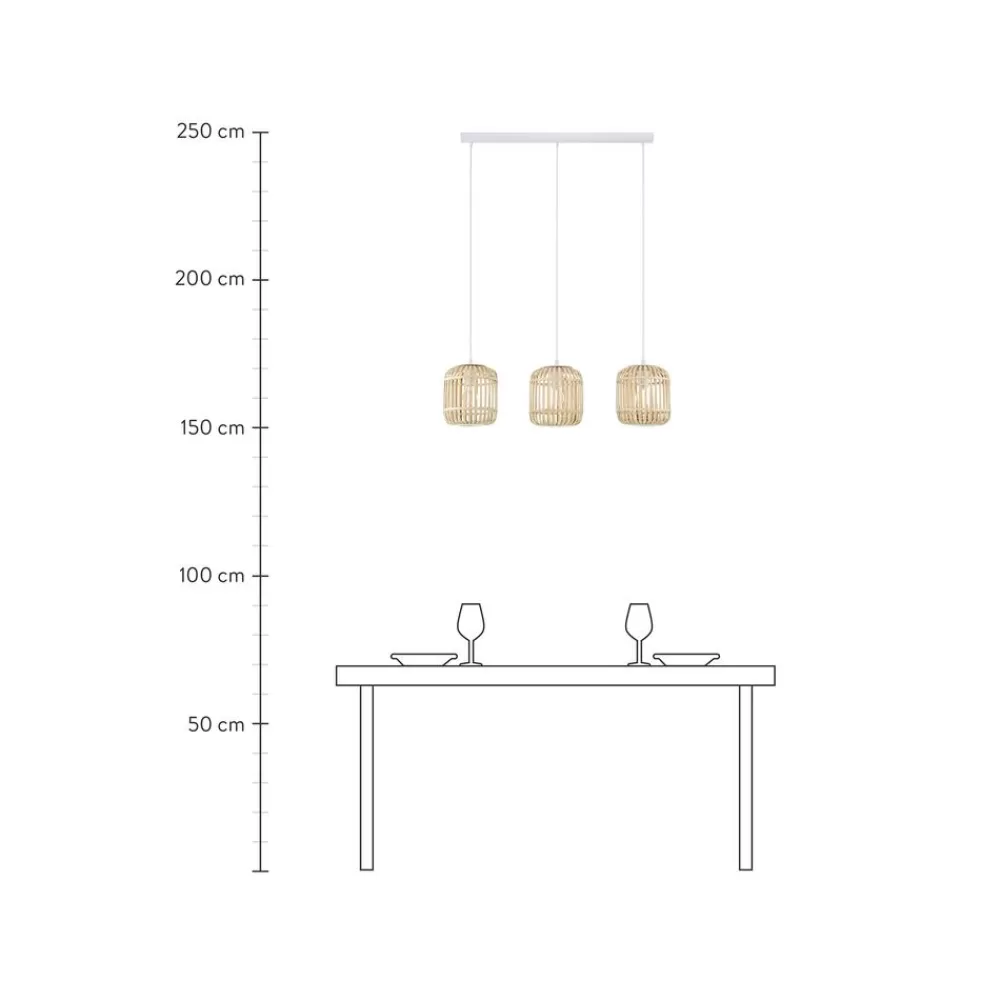 Westwing Collection Lamparas De Techo^Lampara De Techo De Bambu Adam