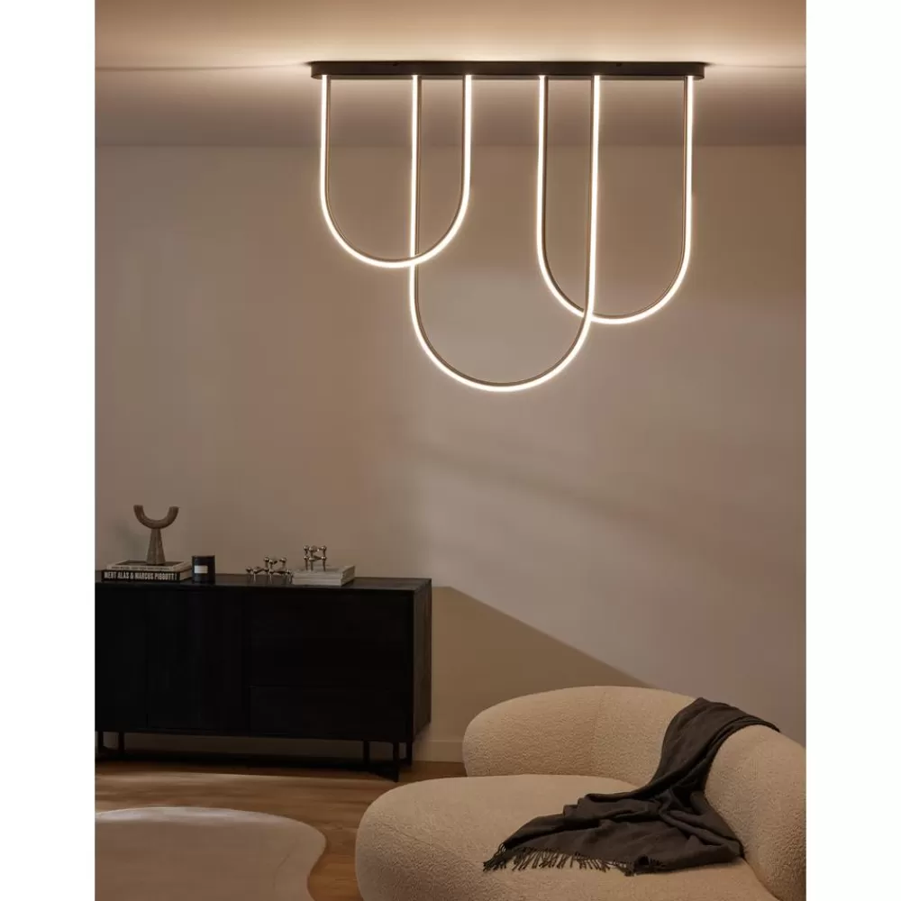 Westwing Collection Lamparas De Techo^Lampara De Techo Grande Led Ivar