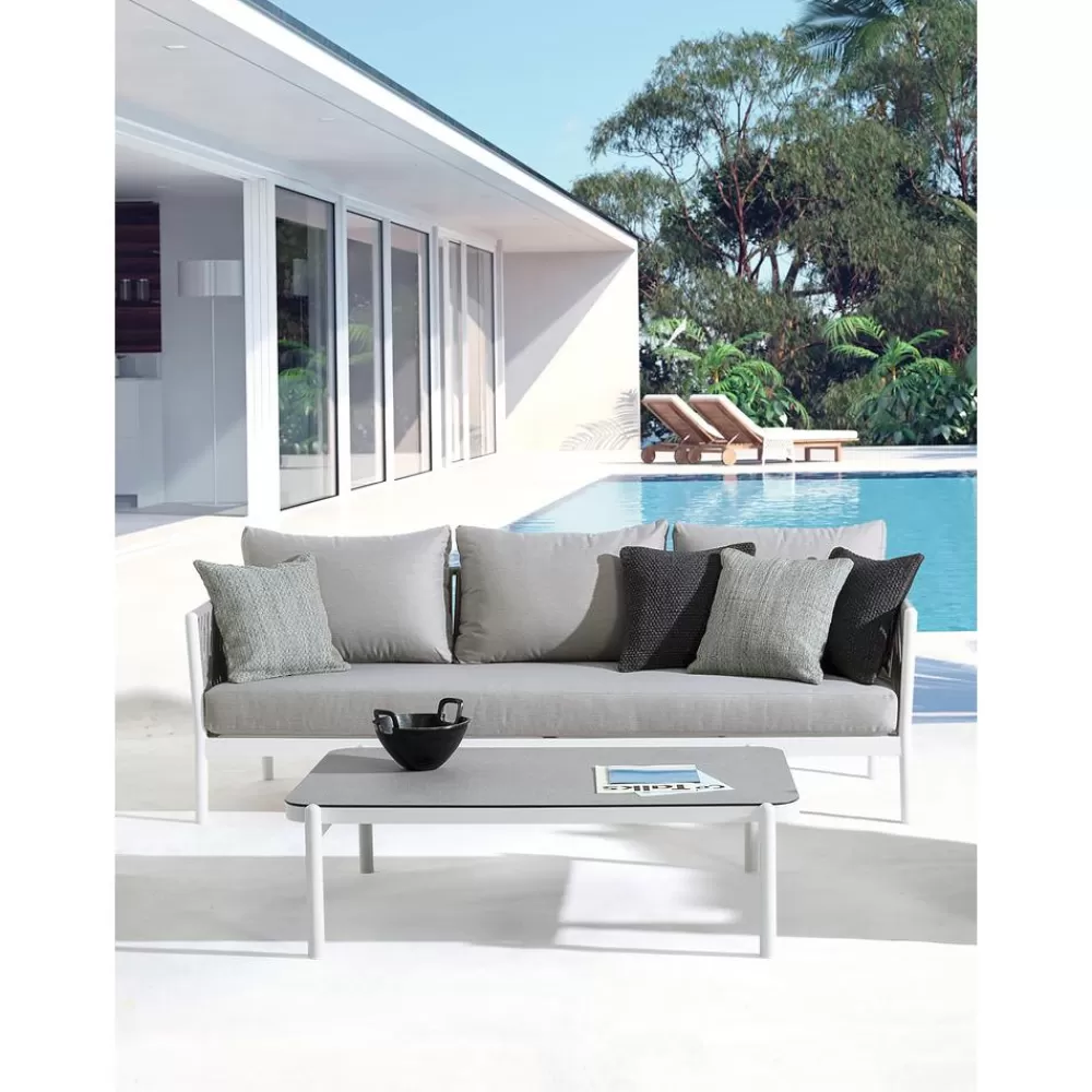 Bizzotto Muebles De Jardin^Mesa De Centro Para Exterior Florencia, Con Tablero De Cristal