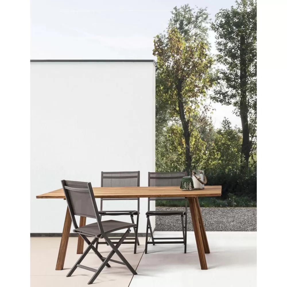 Bizzotto Muebles De Jardin^Mesa De Comedor Para Exterior De Madera De Acacia Glasgow, 180 X 90 Cm