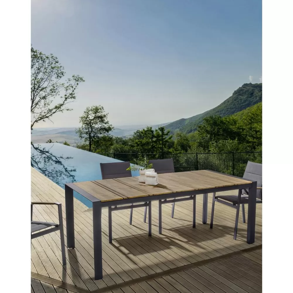Bizzotto Muebles De Jardin^Mesa De Comedor Para Exterior Kubik, 198 X 100 Cm