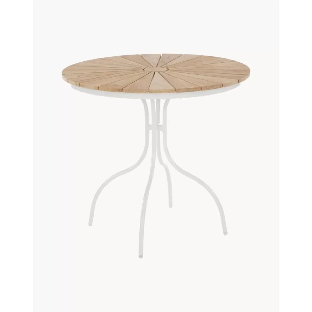 Cinas Muebles De Jardin^Mesa Redonda Para Exterior Hard & Ellen, Tablero De Madera De Teca