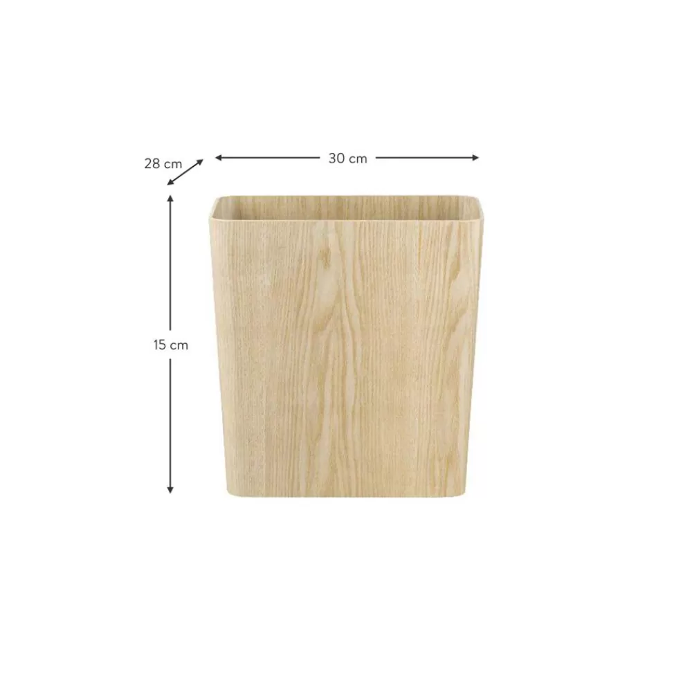 Blomus Cestas^Papelera De Madera Wilo