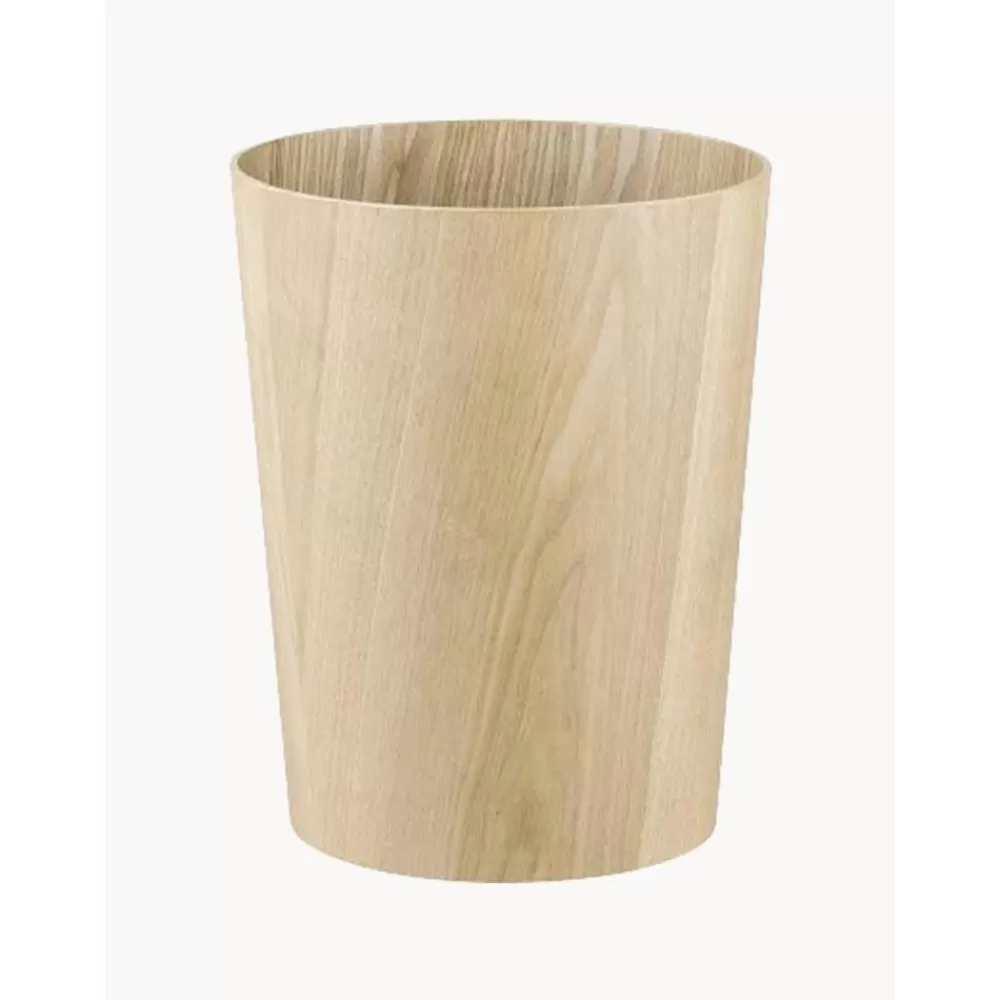 Blomus Cestas^Papelera Redonda De Madera Wilo