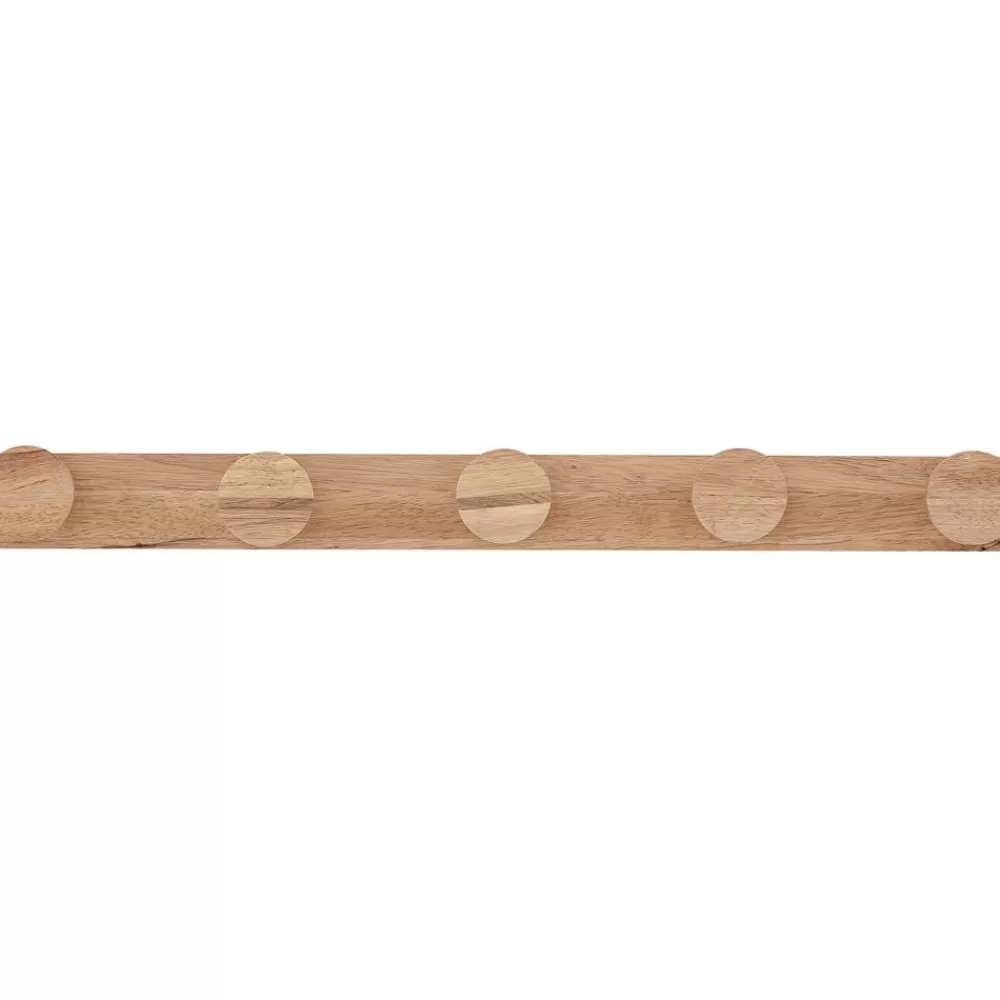 Bloomingville Percheros^Perchero De Pared De Madera De Caucho Emme, 10 Gancho