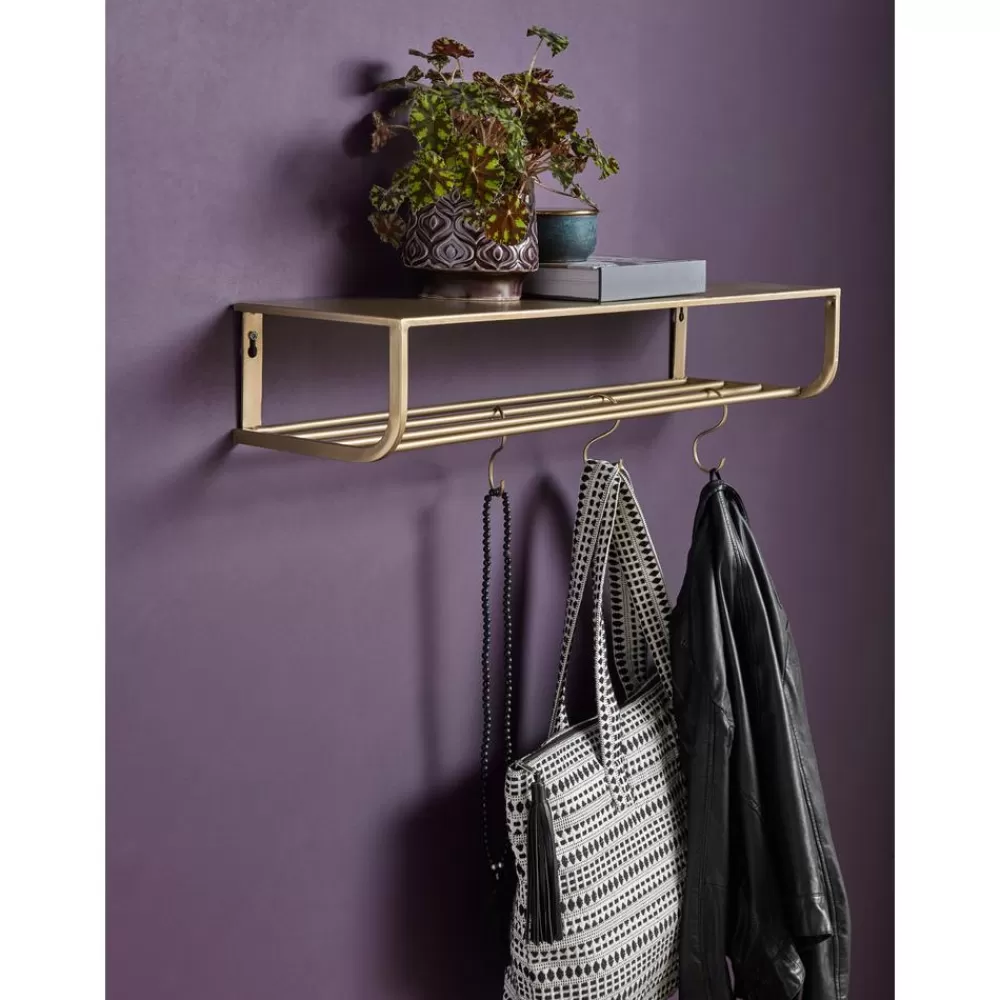 Nordal Percheros^Perchero De Pared De Metal Shelf