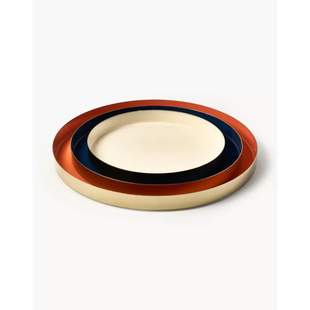 Westwing Collection Bandejas Decorativas^Set De Bandejas Decorativas Tavi, 3 Uds.