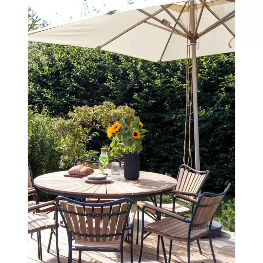 Cinas Muebles De Jardin^Set De Comedor Para Exterior De Madera Teca Ellen, 5 Pzas.