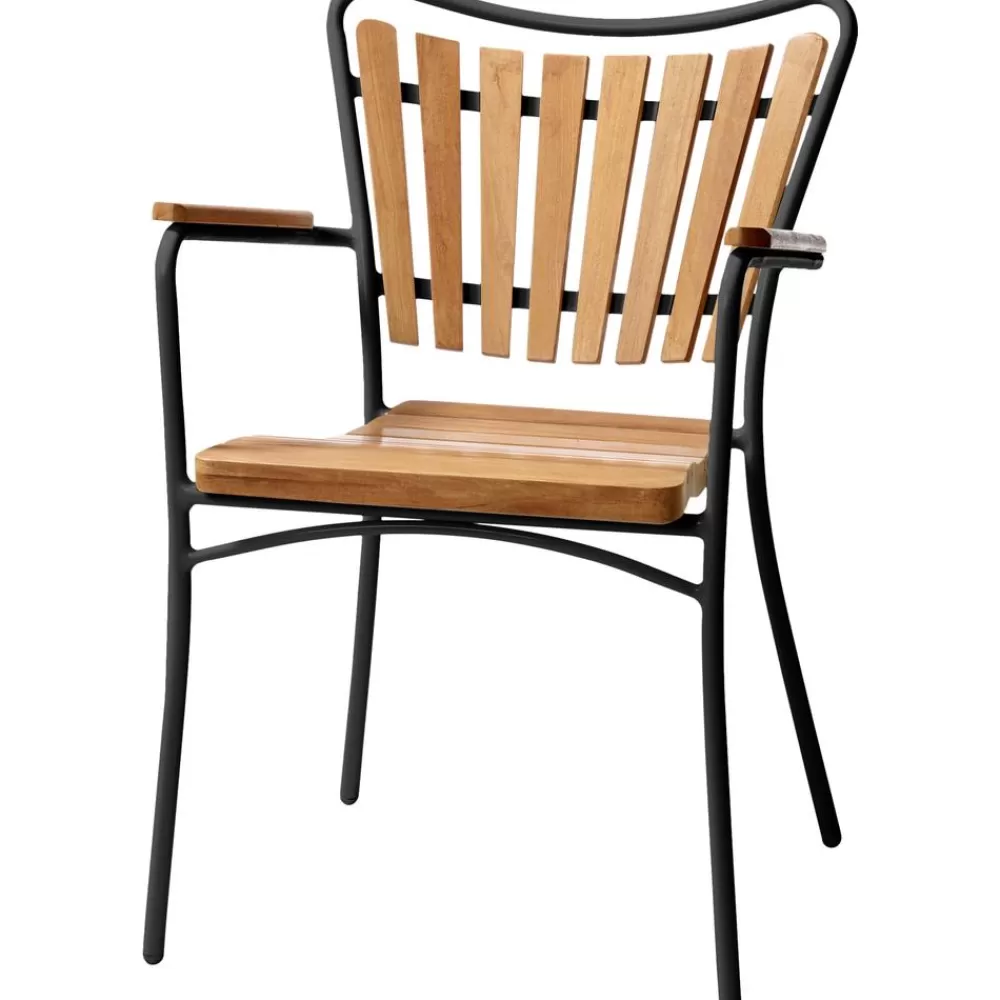 Cinas Muebles De Jardin^Set De Comedor Para Exterior De Madera Teca Ellen, 5 Pzas.