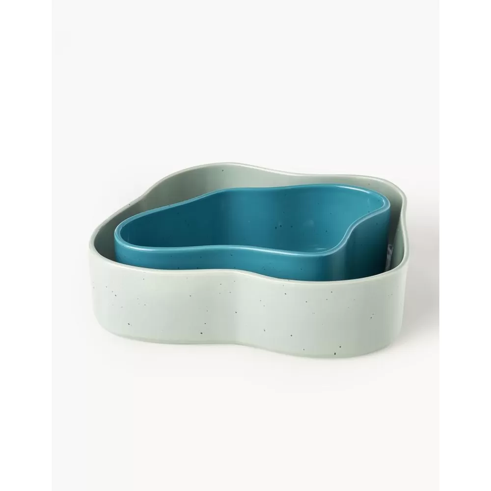 Westwing Collection Cuencos Decorativos^Set De Cuencos Decorativos Milas, 2 Uds.