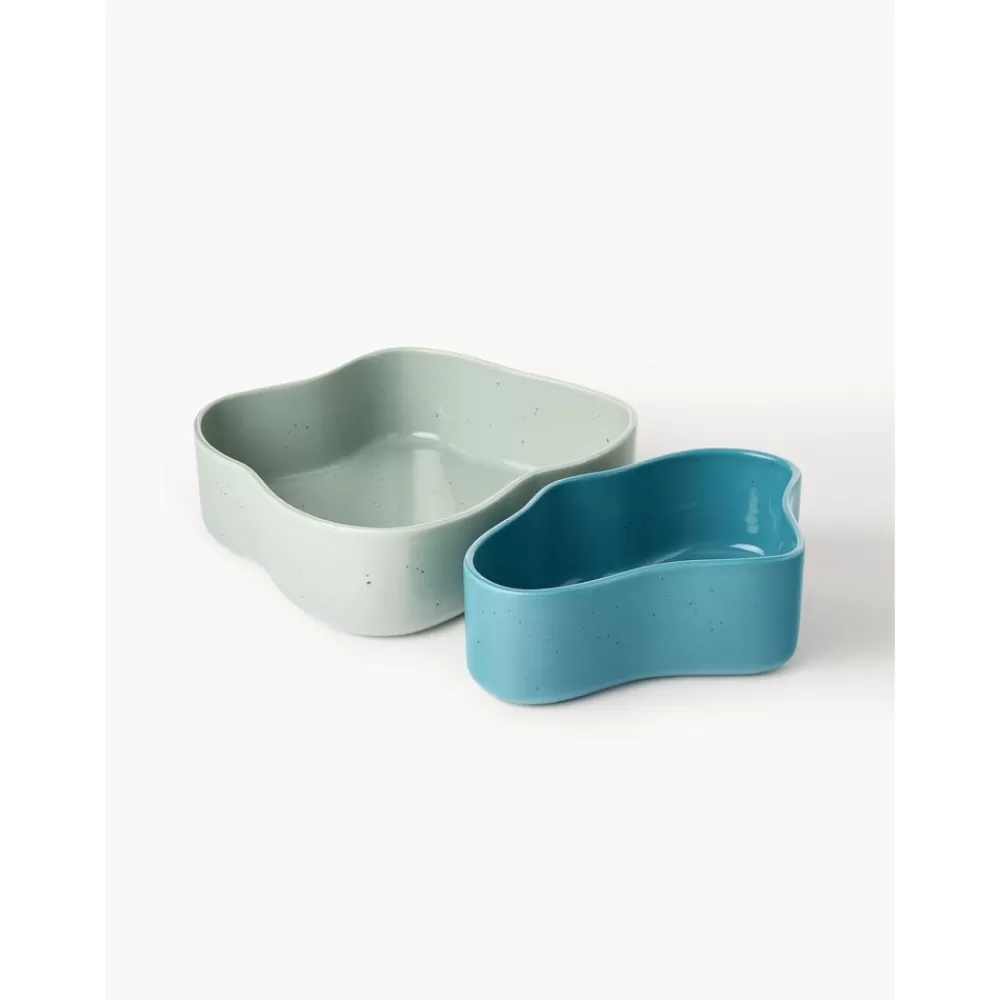 Westwing Collection Cuencos Decorativos^Set De Cuencos Decorativos Milas, 2 Uds.