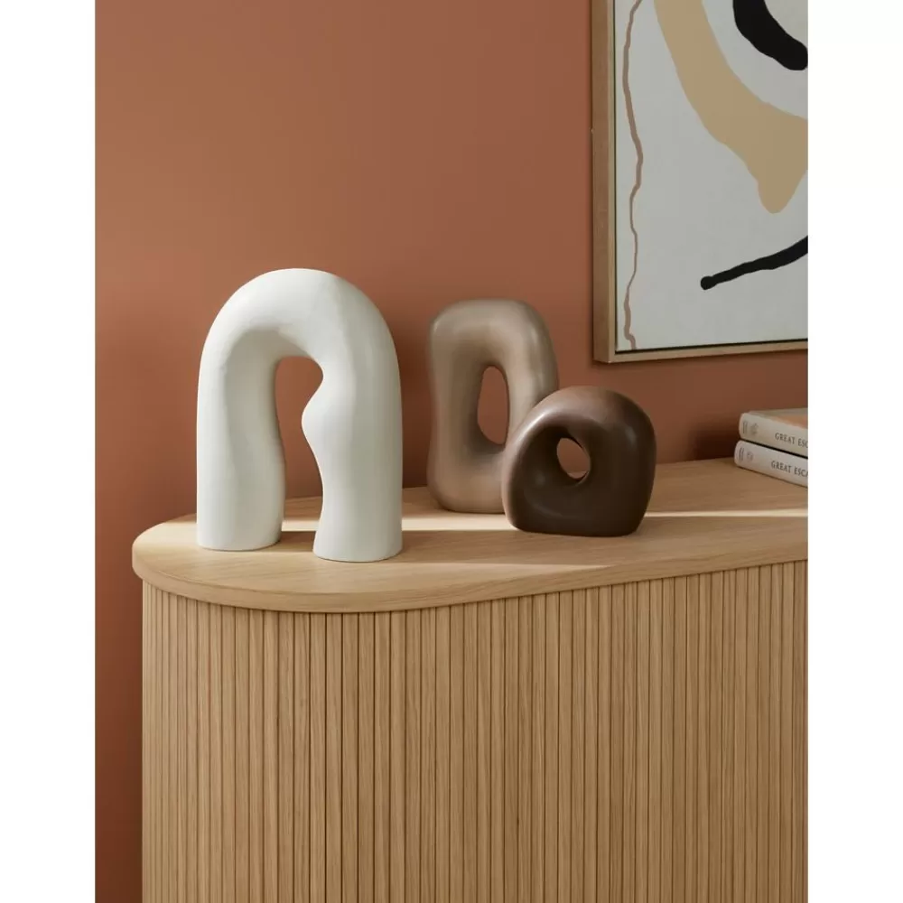 Westwing Collection Figuras Decorativas^Set De Piezas Decorativas De Gres Alenda, 3 Uds.