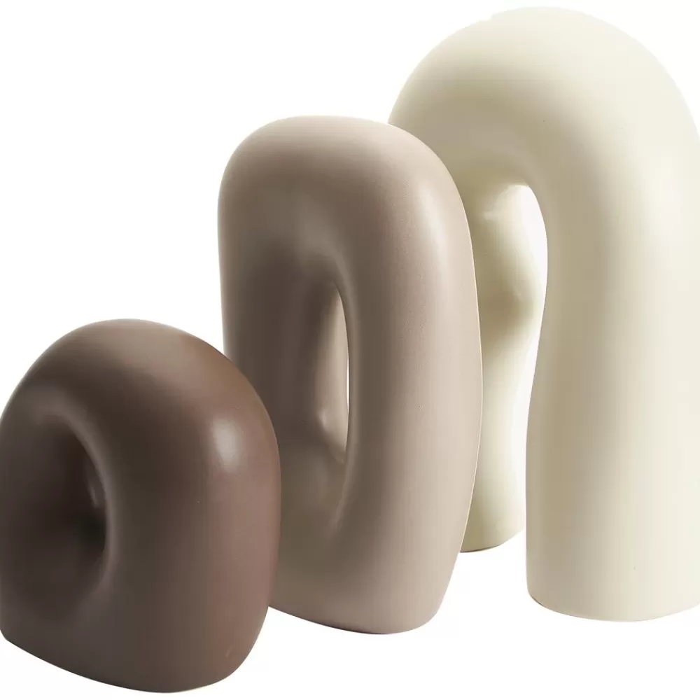 Westwing Collection Figuras Decorativas^Set De Piezas Decorativas De Gres Alenda, 3 Uds.