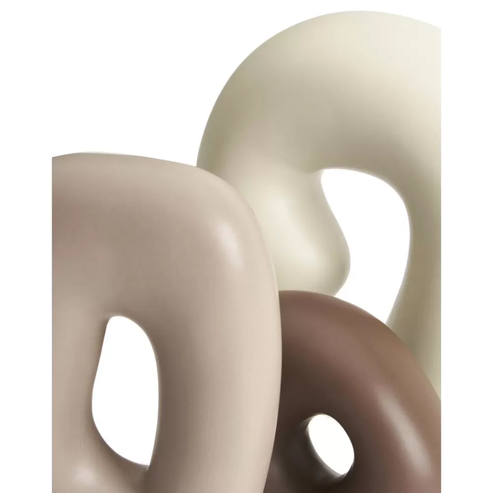 Westwing Collection Figuras Decorativas^Set De Piezas Decorativas De Gres Alenda, 3 Uds.