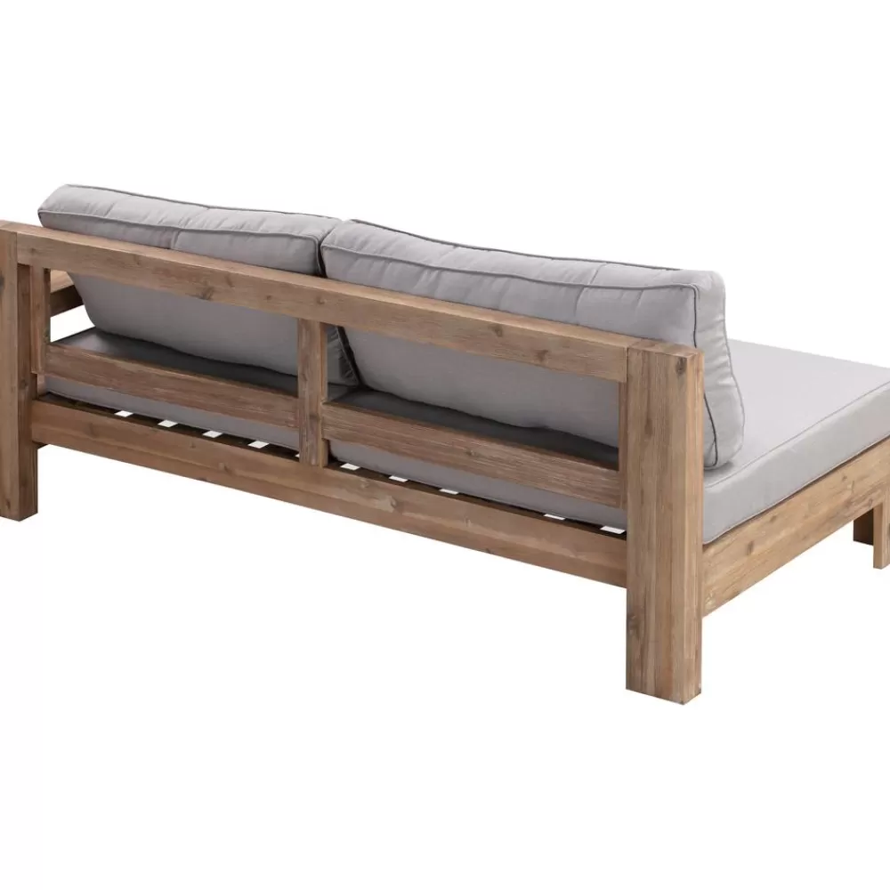Westwing Collection Muebles De Jardin^Set Lounge Para Exterior De Madera De Acacia Joshua, 4 Pzas.