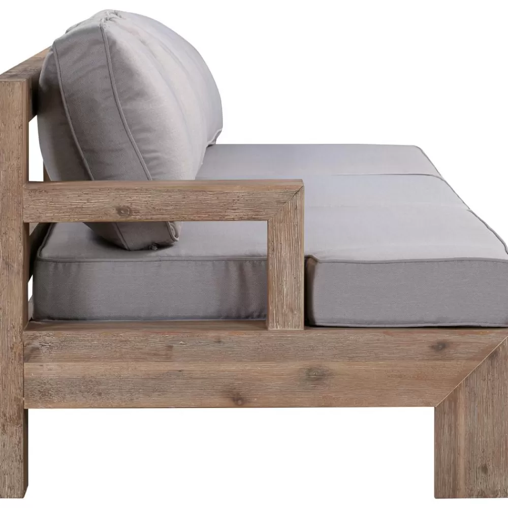 Westwing Collection Muebles De Jardin^Set Lounge Para Exterior De Madera De Acacia Joshua, 4 Pzas.