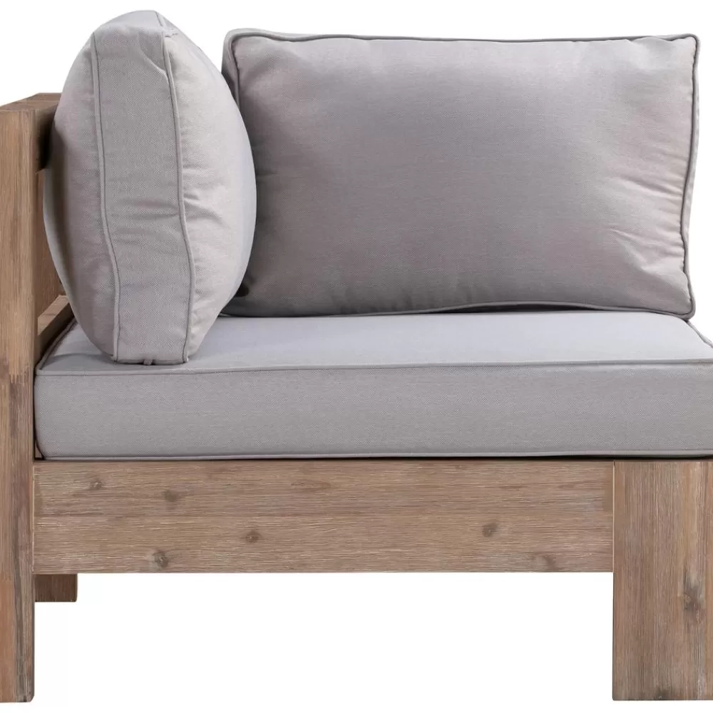 Westwing Collection Muebles De Jardin^Set Lounge Para Exterior De Madera De Acacia Joshua, 4 Pzas.