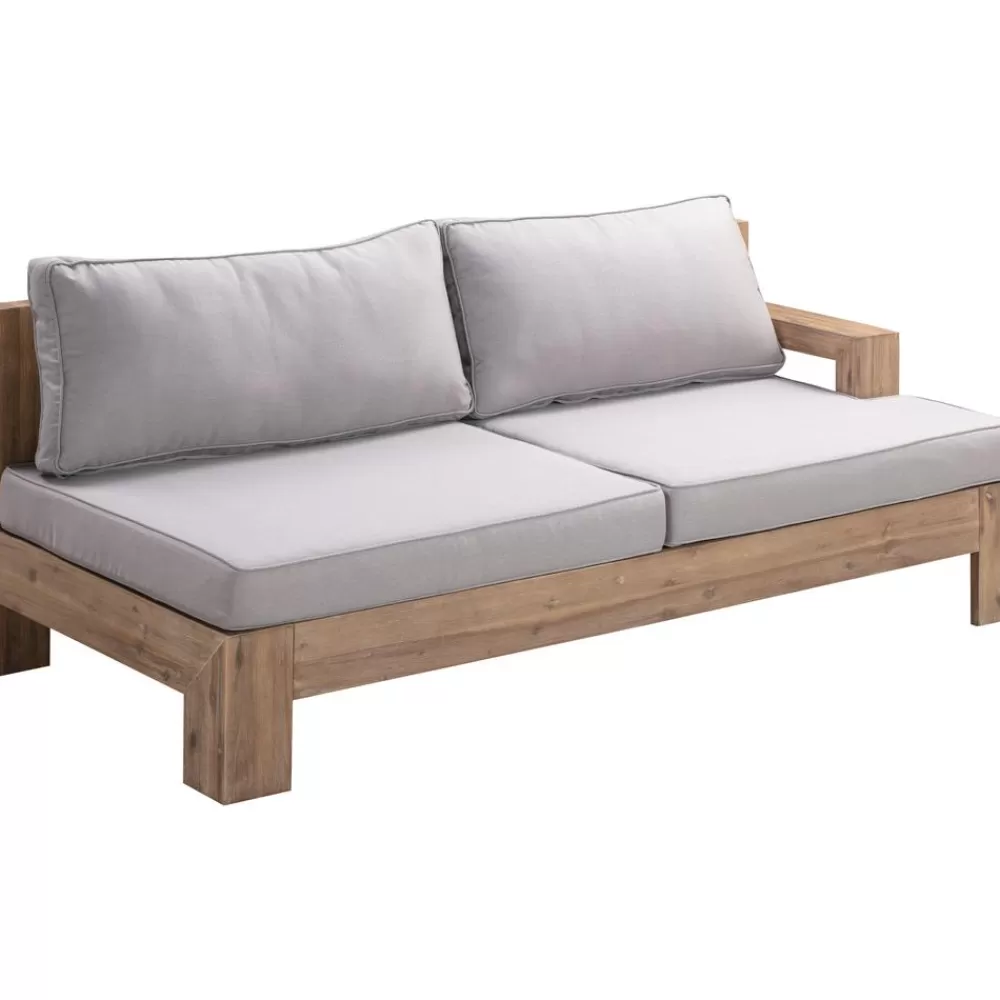 Westwing Collection Muebles De Jardin^Set Lounge Para Exterior De Madera De Acacia Joshua, 4 Pzas.