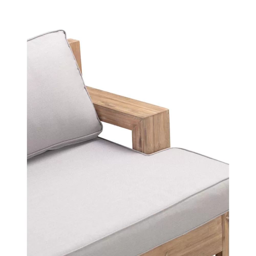 Westwing Collection Muebles De Jardin^Set Lounge Para Exterior De Madera De Acacia Joshua, 4 Pzas.