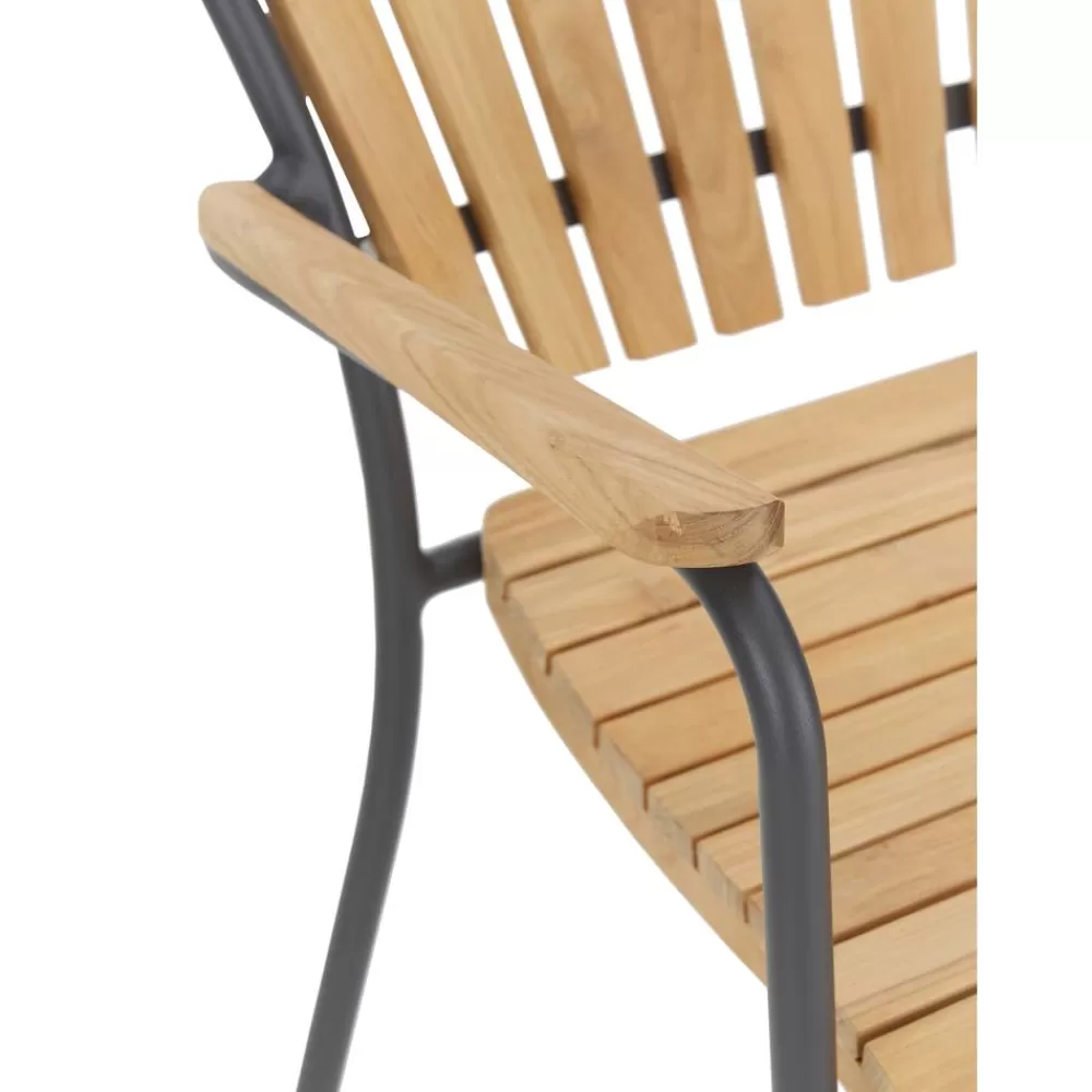 Cinas Muebles De Jardin^Silla Con Reposabrazos De Madera Para Exterior Hard & Ellen