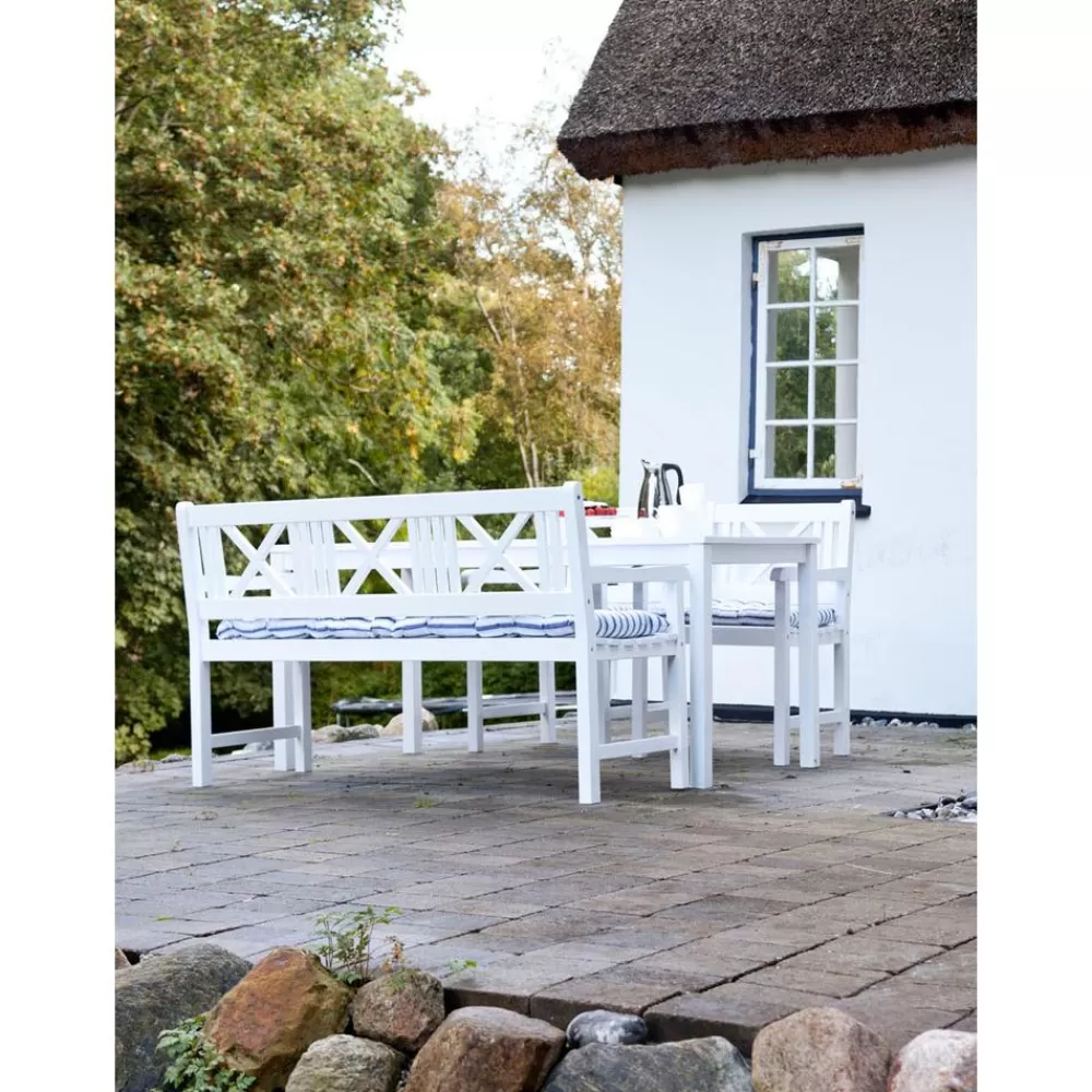 Cinas Muebles De Jardin^Silla Con Reposabrazos Para Exterior De Madera Rosenborg