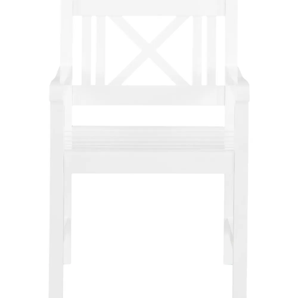 Cinas Muebles De Jardin^Silla Con Reposabrazos Para Exterior De Madera Rosenborg