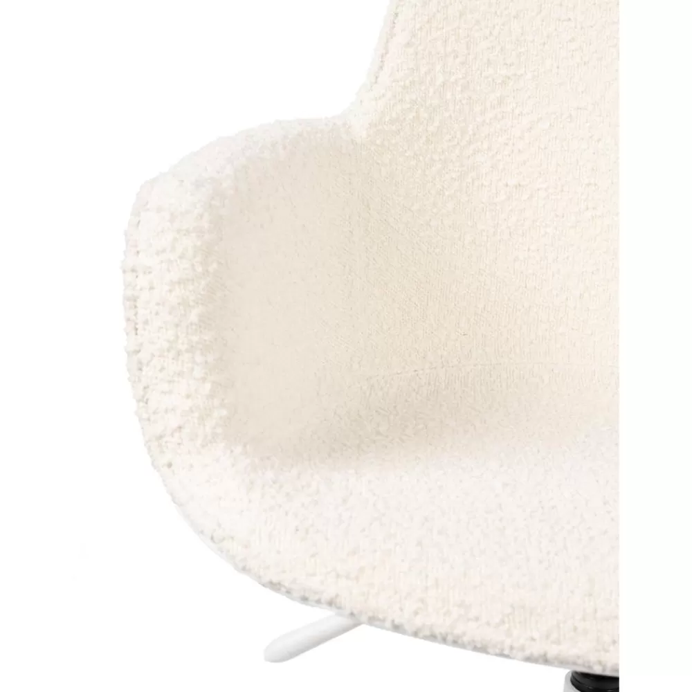 Zuiver Sillas De Escritorio^Silla De Oficina En Tejido Boucle Albert, Regulable En Altura