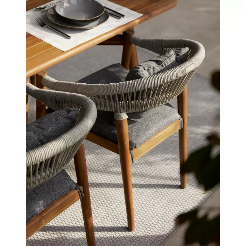 Westwing Collection Muebles De Jardin^Sillas Para Exterior De Madera De Acacia Malmo 2 Uds.
