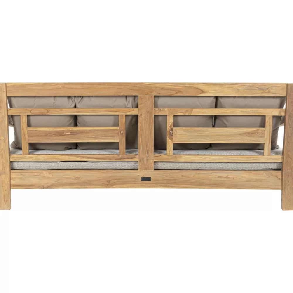Bizzotto Muebles De Jardin^Sofa Grande Para Exterior De Madera Bali (4 Plazas)