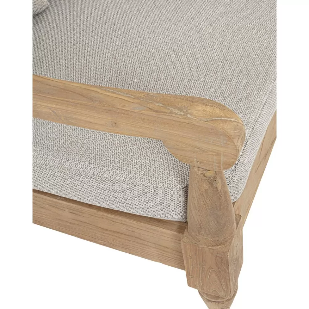 Bizzotto Muebles De Jardin^Sofa Grande Para Exterior De Madera Bali (4 Plazas)