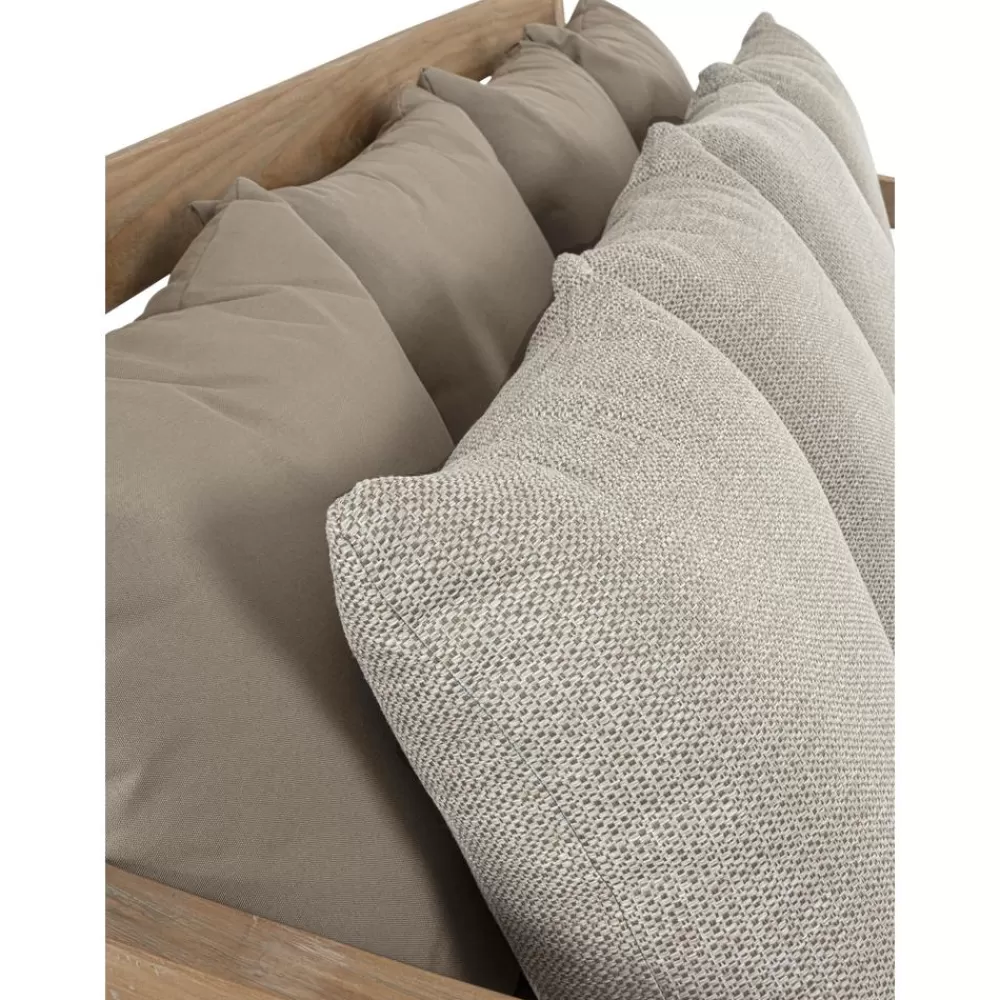Bizzotto Muebles De Jardin^Sofa Grande Para Exterior De Madera Bali (4 Plazas)
