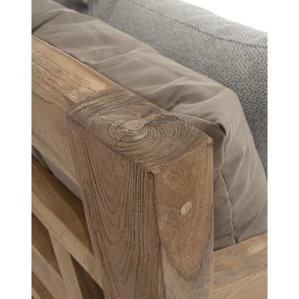 Bizzotto Muebles De Jardin^Sofa Grande Para Exterior De Madera Bali (4 Plazas)