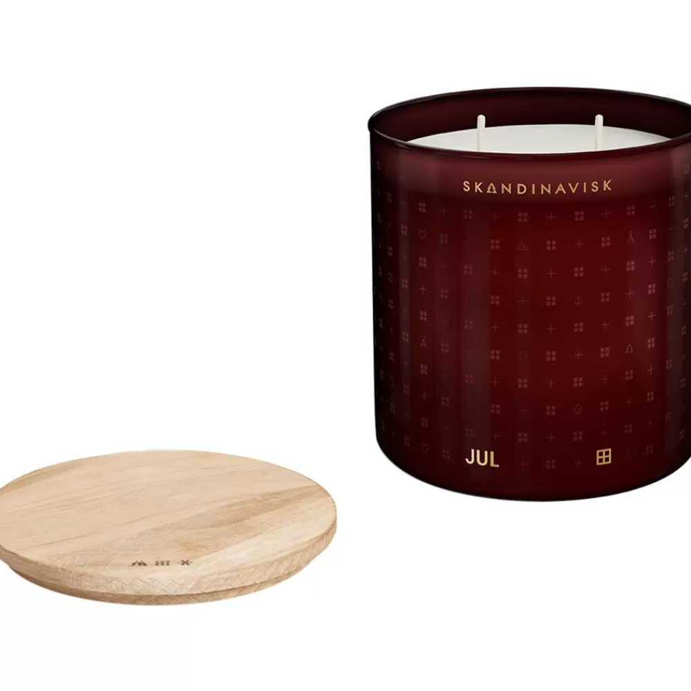 Skandinavisk Velas Perfumadas^Vela Perfumada Dos Mechas Jul (Canela, Clavo, Jengibre, Miel, Vino Caliente)