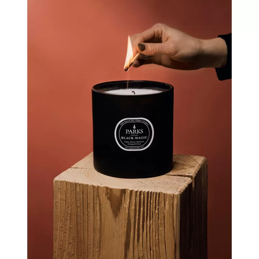 Parks London Velas Perfumadas^Vela Perfumada Tres Mechas Black Magic (Cedro, Vetiver Y Pachuli)