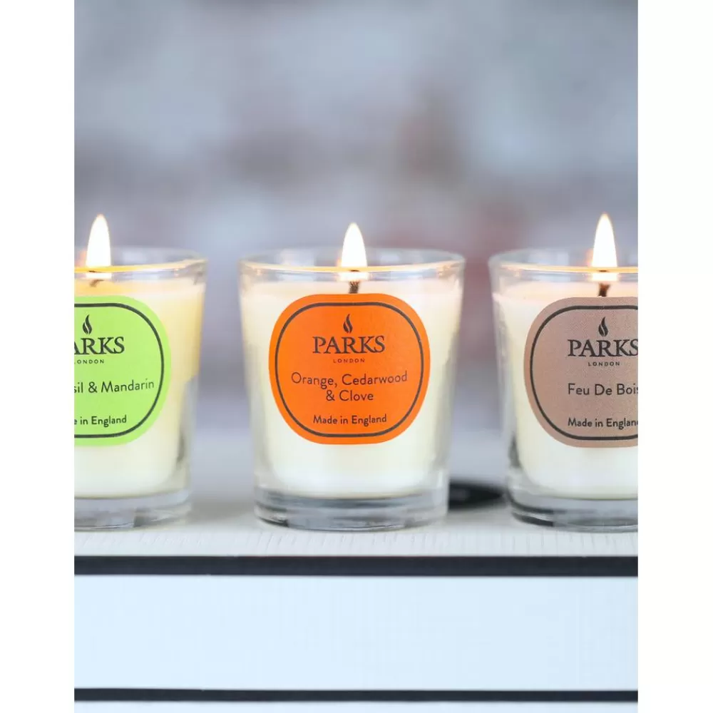 Parks London Velas Perfumadas^Vela Perfumada Y Ambientador Vintage Aromatherapy (Naranja, Madera De Cedro Y Clavo)